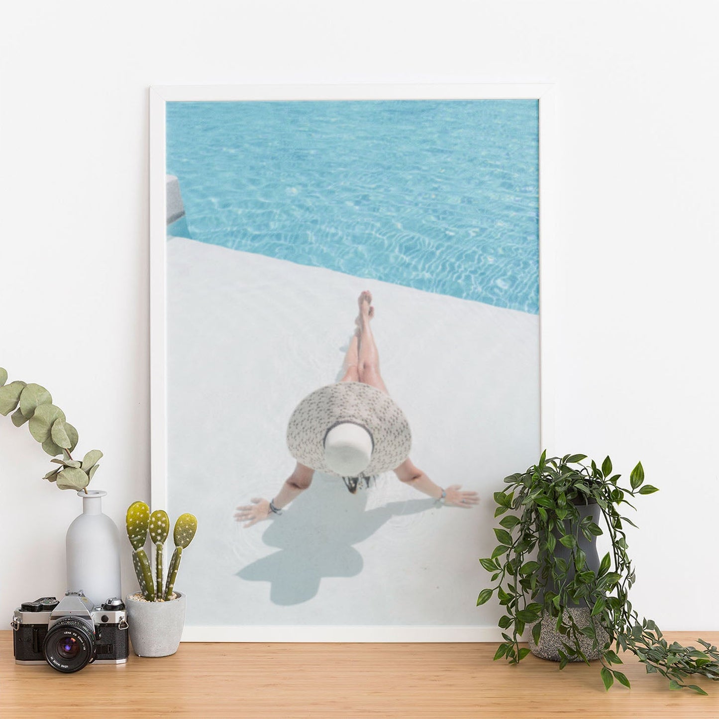 Wes Co Gallery Poster Pool Days 11 x 17" Home Goods - Nature  Art Print