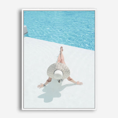 Wes Co Gallery Poster Pool Days 8 x 10" Home Goods - Nature  Art Print