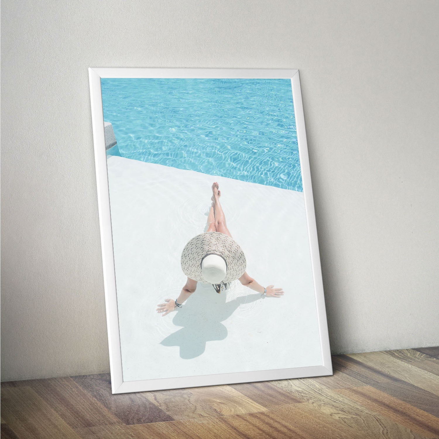 Wes Co Gallery Poster Pool Days 11 x 17" Home Goods - Nature  Art Print