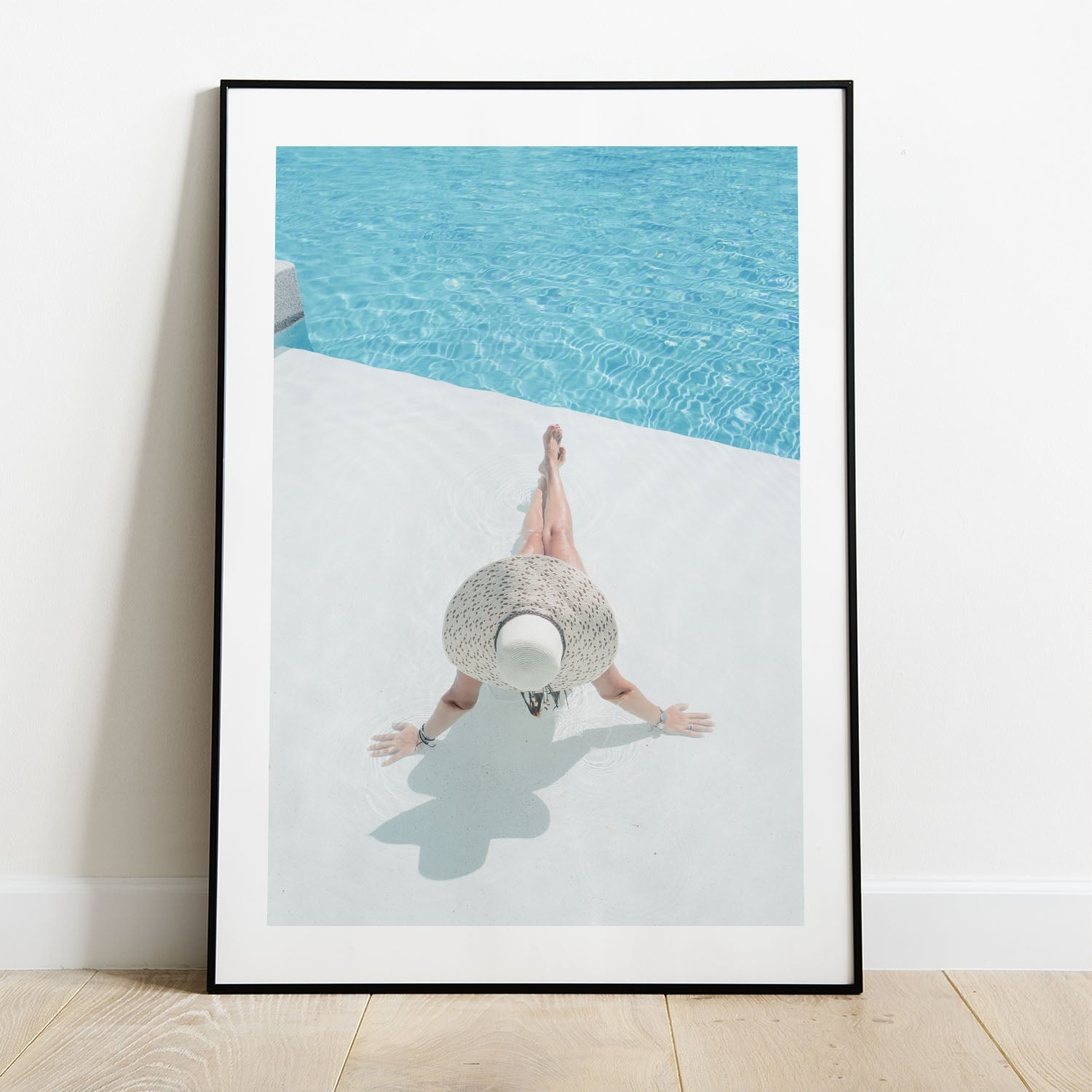 Wes Co Gallery Poster Pool Days 5 x 7" Home Goods - Nature  Art Print