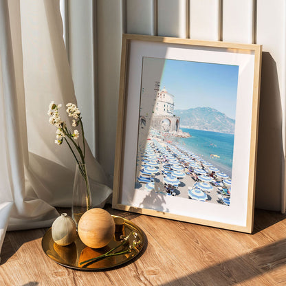 Wes Co Gallery Poster Sunlit Beachside Bliss 5 x 7" Home Goods - Nature  Art Print