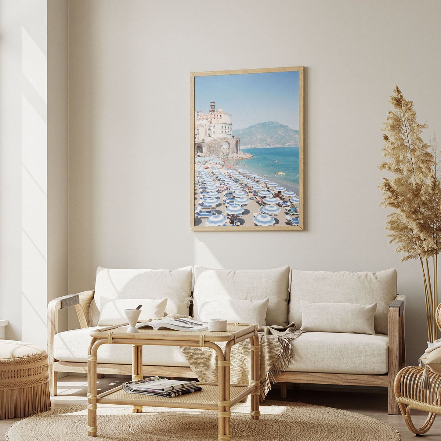 Wes Co Gallery Poster Sunlit Beachside Bliss 8 x 10" Home Goods - Nature  Art Print