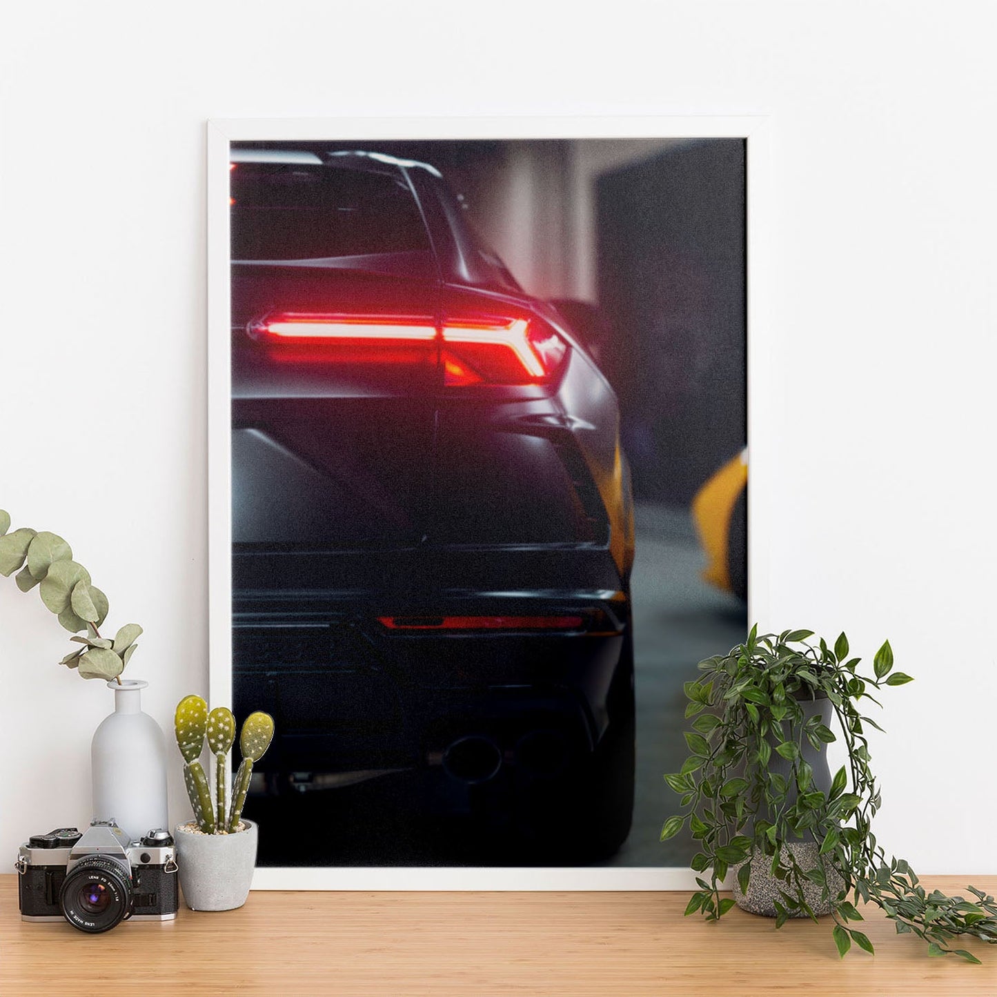 Wes Co Gallery Poster Black Urus Super Car 11 x 17" Home Goods - Nature  Art Print