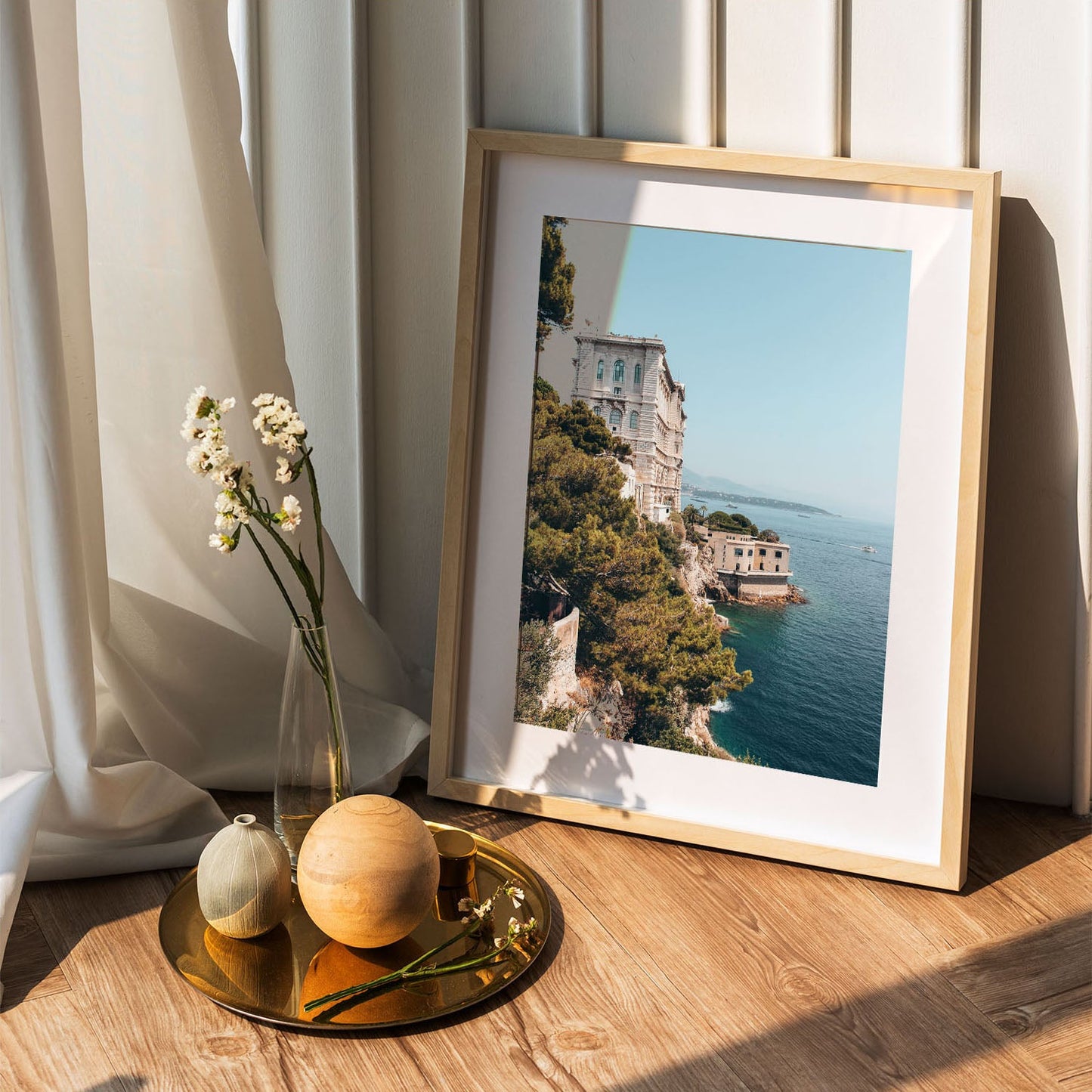 Wes Co Gallery Poster Cliffside Tranquility 5 x 7" Home Goods - Nature  Art Print