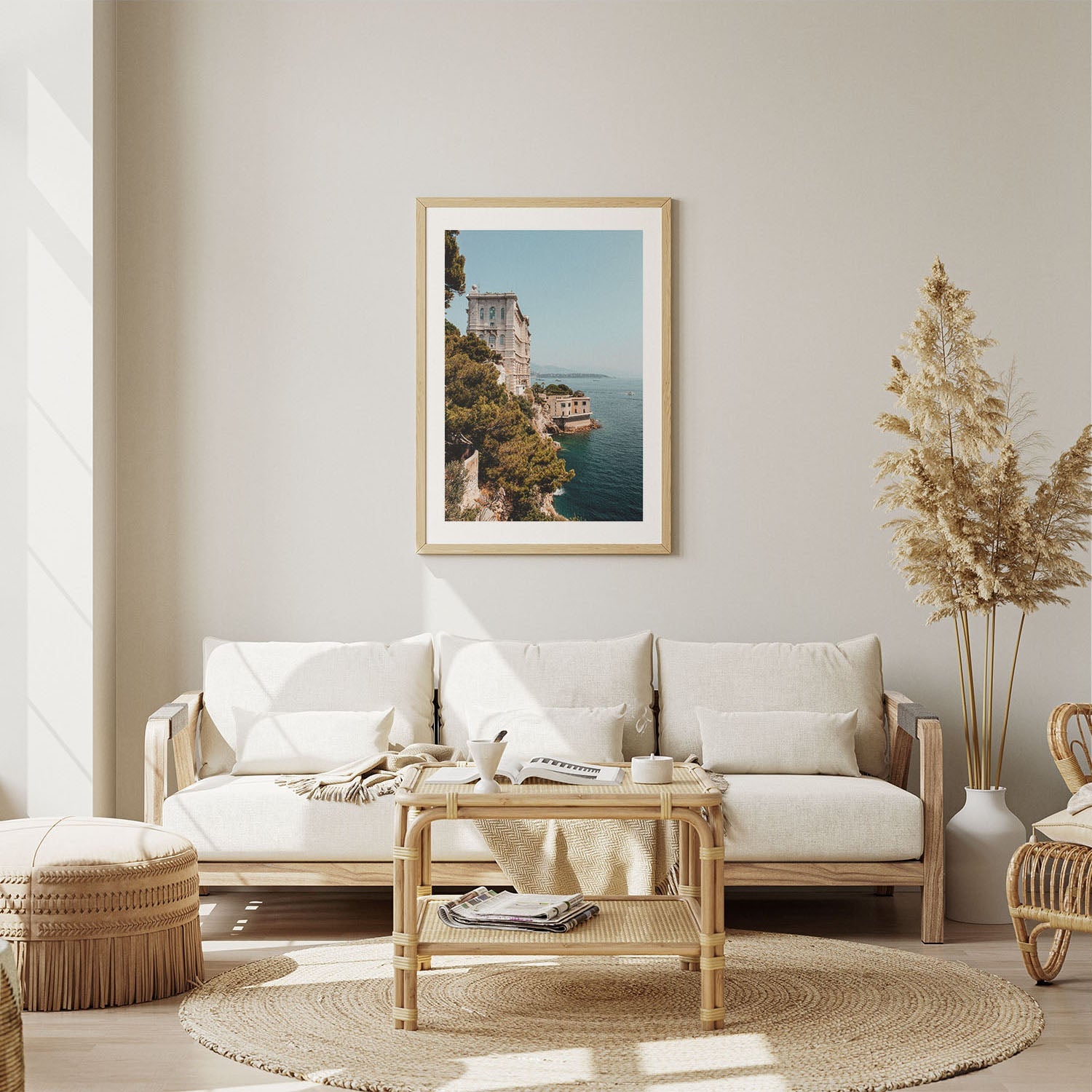 Wes Co Gallery Poster Cliffside Tranquility 5 x 7" Home Goods - Nature  Art Print