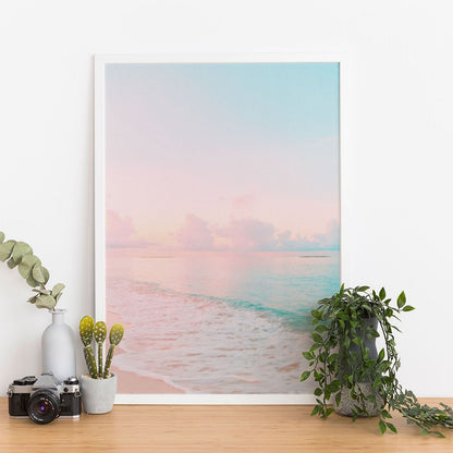 Wes Co Gallery Poster Pastel Shores 11 x 17" Home Goods - Nature  Art Print