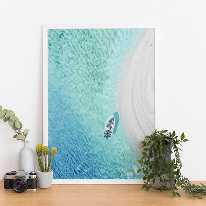 Wes Co Gallery Poster Aerial Serenity 11 x 17" Home Goods - Nature  Art Print