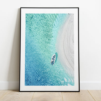 Wes Co Gallery Poster Aerial Serenity 5 x 7" Home Goods - Nature  Art Print