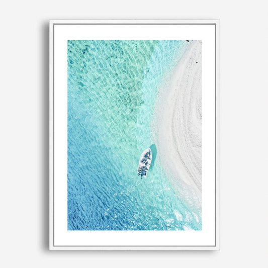 Wes Co Gallery Poster Aerial Serenity 5 x 7" Home Goods - Nature  Art Print