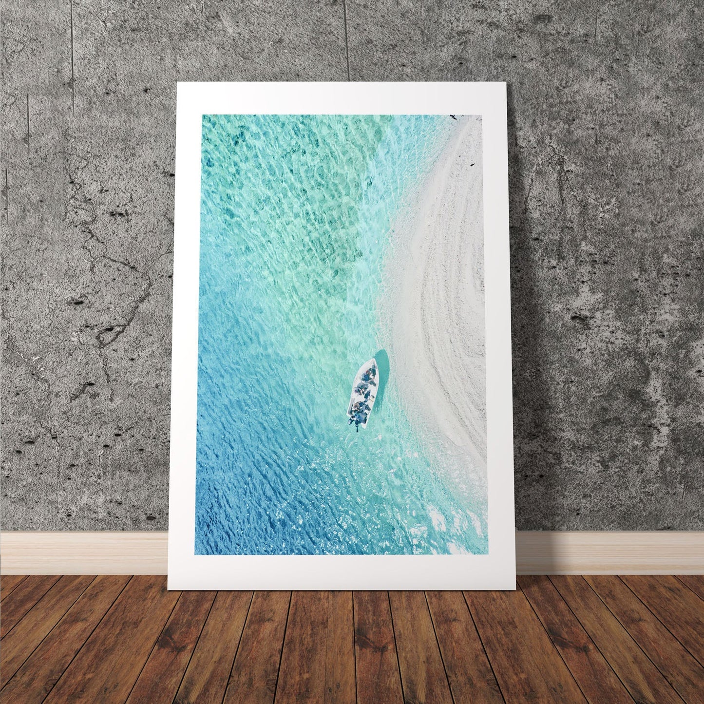Wes Co Gallery Poster Aerial Serenity 8 x 10" Home Goods - Nature  Art Print