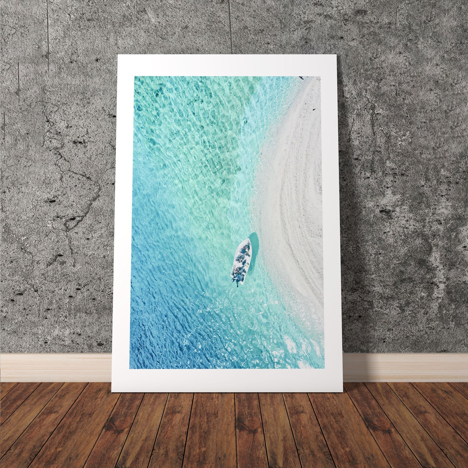 Wes Co Gallery Poster Aerial Serenity 8 x 10" Home Goods - Nature  Art Print