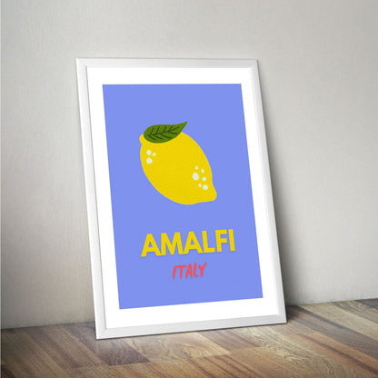 Wes Co Gallery Poster Amalfi Italy 16 x 20" Home Goods - Illustrations White border only Art Print