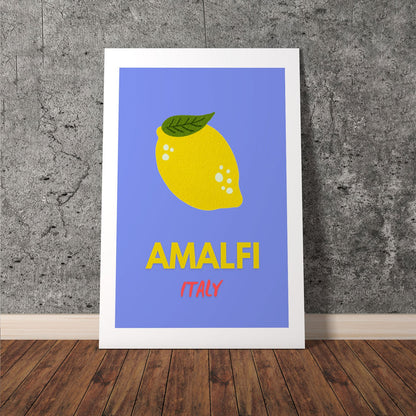 Wes Co Gallery Poster Amalfi Italy 11 x 17" Home Goods - Illustrations White border only Art Print