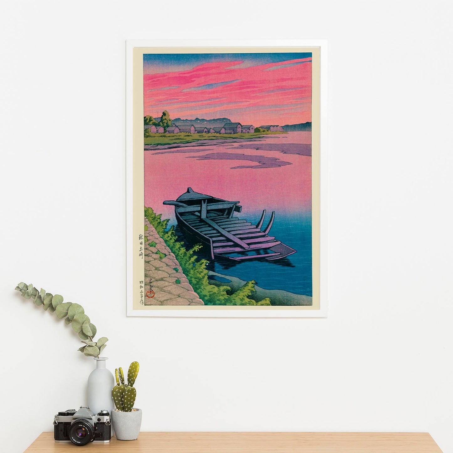 Wes Co Gallery Poster Akita Tsuchizaki by Kawase Hasui 16 x 20" Home Goods - Artist Edge to edge Art Print