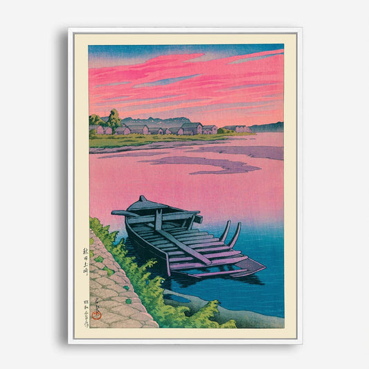 Wes Co Gallery Poster Akita Tsuchizaki by Kawase Hasui 5 x 7" Home Goods - Artist Edge to edge Art Print