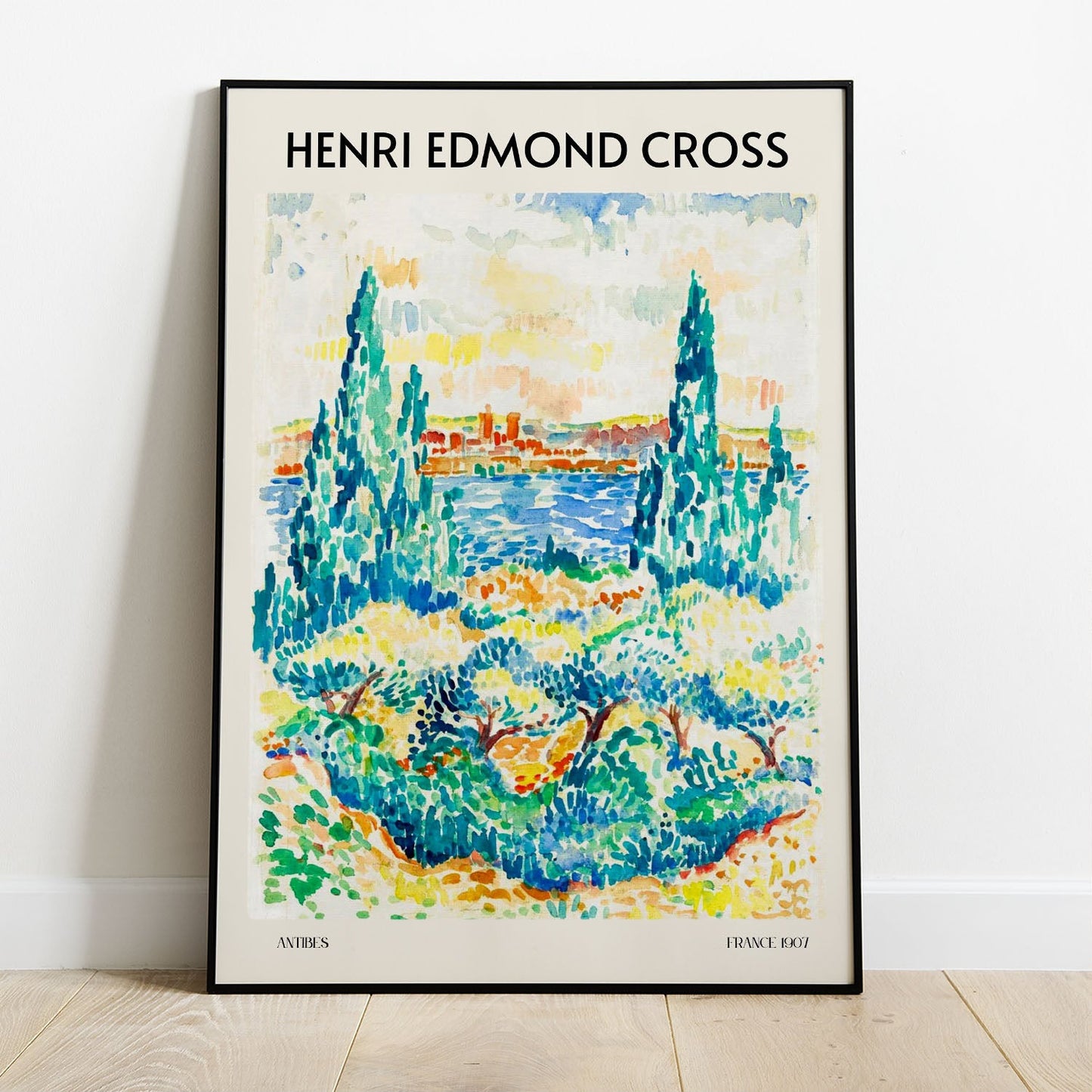 Wes Co Gallery Poster Antibes by Henri-Edmond Cross 8 x 10" Home Goods - Artist Edge to edge Art Print