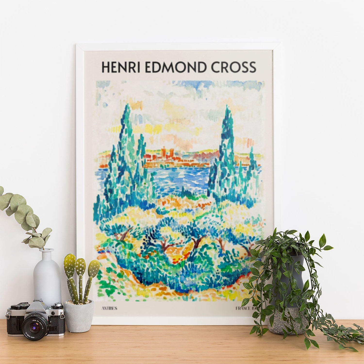 Wes Co Gallery Poster Antibes by Henri-Edmond Cross 12 x 16" Home Goods - Artist Edge to edge Art Print