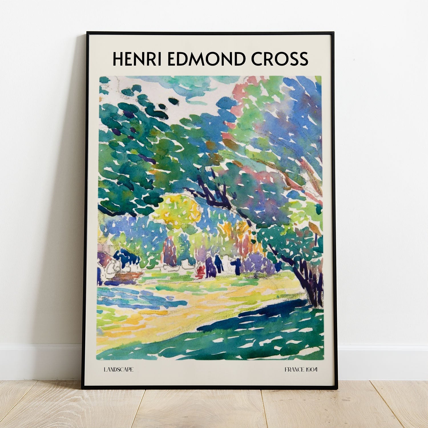 Wes Co Gallery Poster Landscpae by Henri-Edmond Cross 8 x 10" Home Goods - Artist Edge to edge Art Print