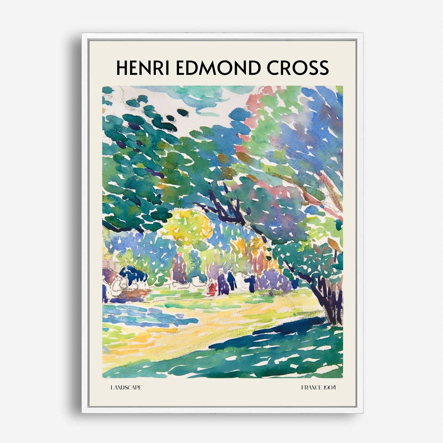 Wes Co Gallery Poster Landscpae by Henri-Edmond Cross 5 x 7" Home Goods - Artist Edge to edge Art Print