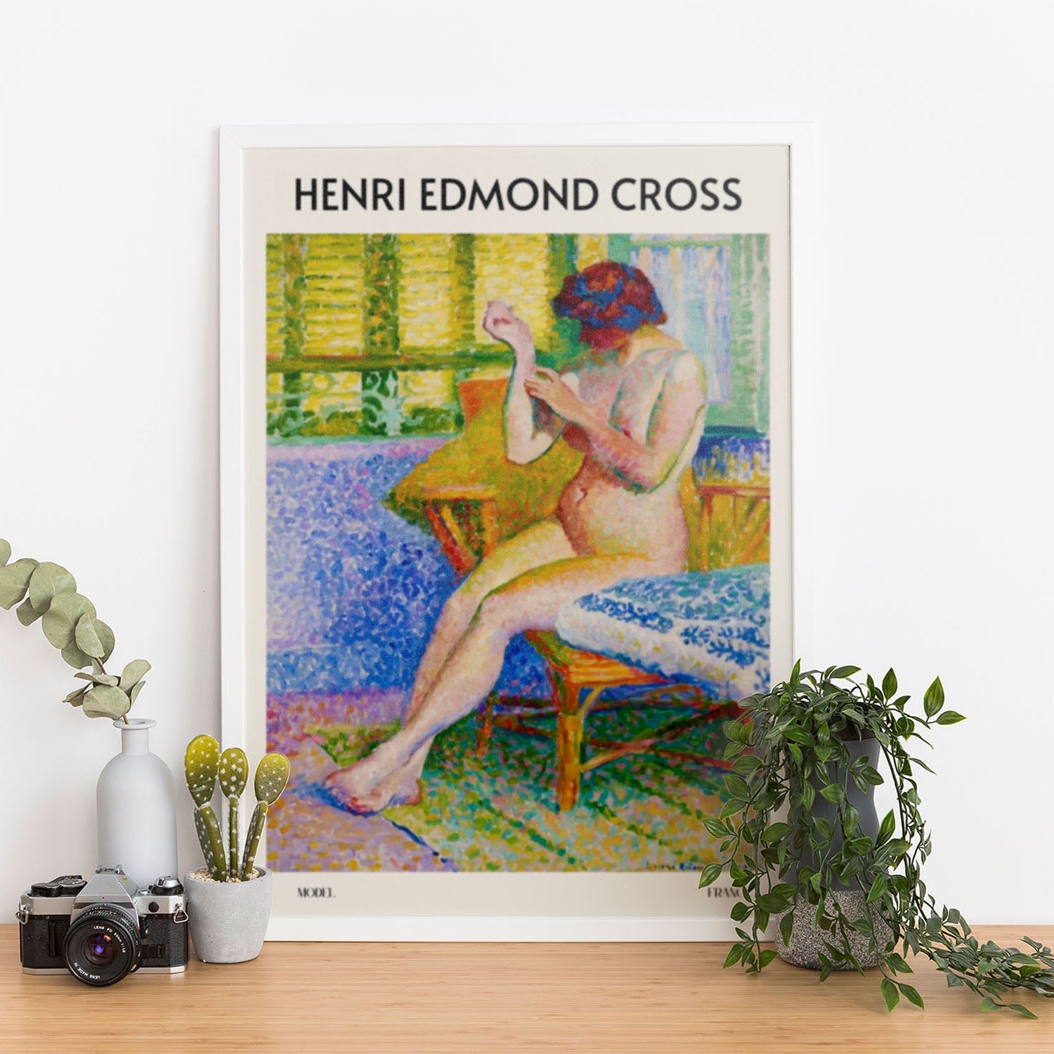 Wes Co Gallery Poster Model by Henri-Edmond Cross 12 x 16" Home Goods - Artist Edge to edge Art Print