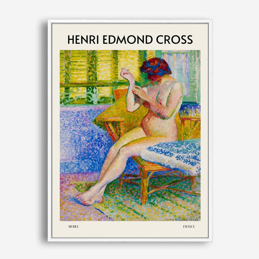 Wes Co Gallery Poster Model by Henri-Edmond Cross 5 x 7" Home Goods - Artist Edge to edge Art Print