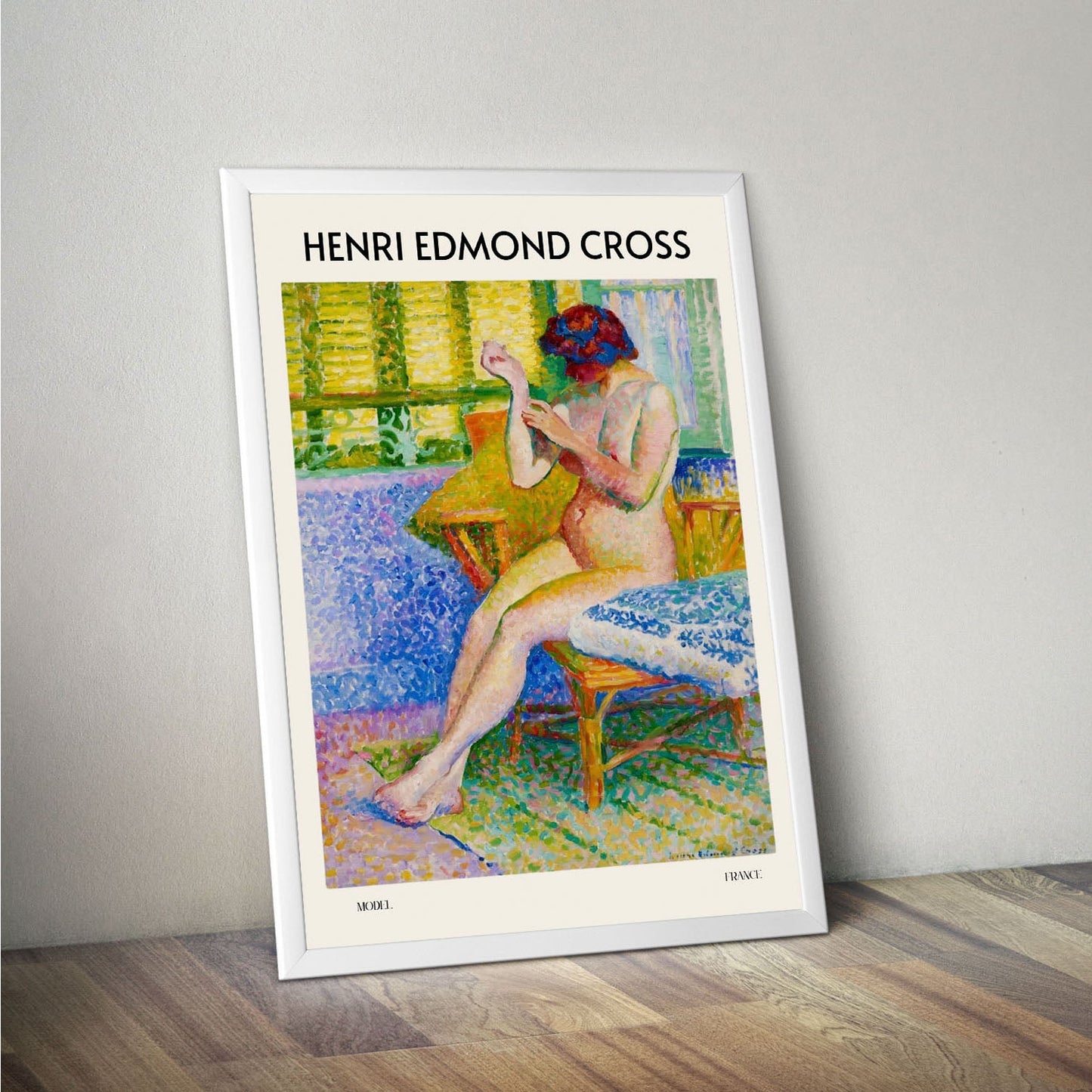 Wes Co Gallery Poster Model by Henri-Edmond Cross 16 x 20" Home Goods - Artist Edge to edge Art Print