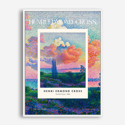 Wes Co Gallery Poster The Pink Cloud Profile by Henri-Edmond Cross 5 x 7" Home Goods - Artist Edge to edge Art Print