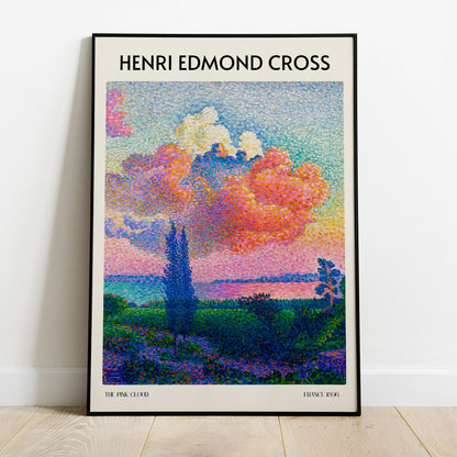 Wes Co Gallery Poster The Pink Cloud by Henri-Edmond Cross 8 x 10" Home Goods - Artist Edge to edge Art Print