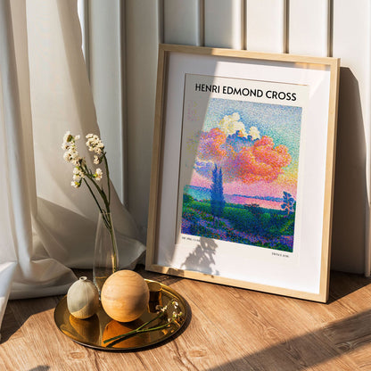 Wes Co Gallery Poster The Pink Cloud by Henri-Edmond Cross 5 x 7" Home Goods - Artist Edge to edge Art Print