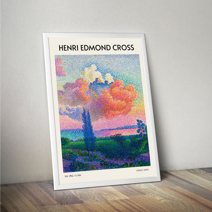 Wes Co Gallery Poster The Pink Cloud by Henri-Edmond Cross 16 x 20" Home Goods - Artist Edge to edge Art Print