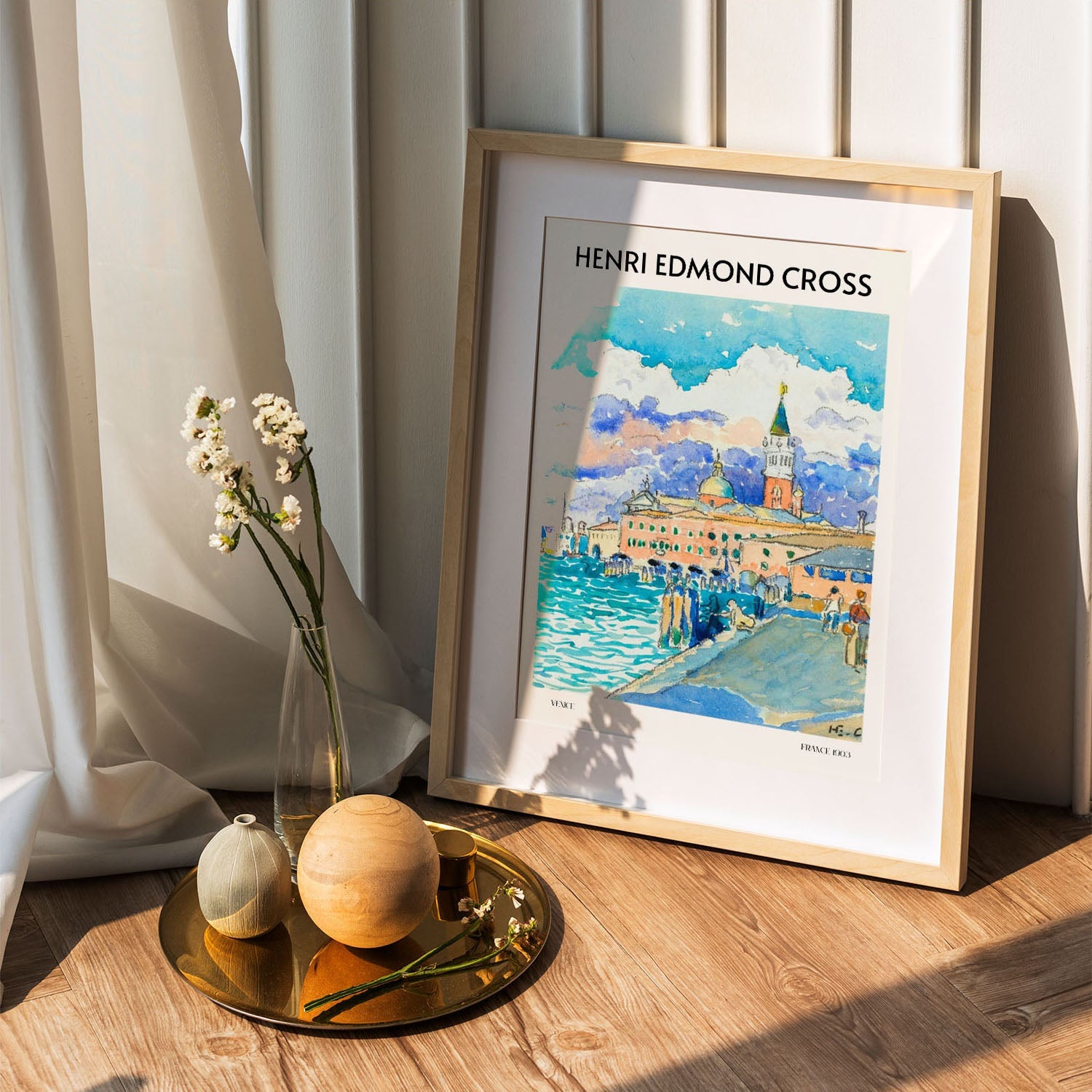 Wes Co Gallery Poster Venice by Henri-Edmond Cross 5 x 7" Home Goods - Artist Edge to edge Art Print