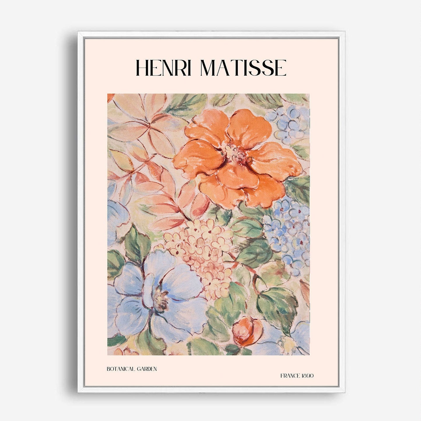 Wes Co Gallery Poster Botanical Garden by Henri Matisse 5 x 7" Home Goods - Artist Edge to edge Art Print