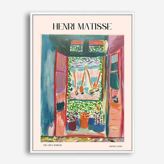 Wes Co Gallery Poster The Open Window by Henri Matisse 5 x 7" Home Goods - Artist Edge to edge Art Print