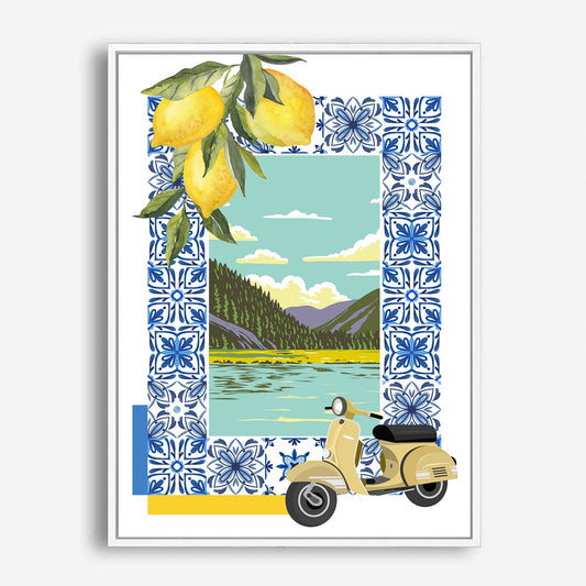 Wes Co Gallery Poster Love, From Italy 5 x 7" Home Goods - Illustrations Edge to edge Art Print