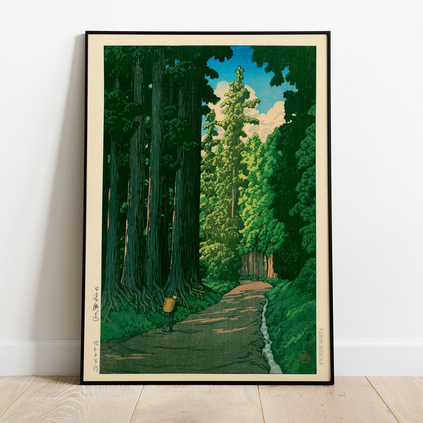 Wes Co Gallery Poster Road To Nikko by Kawase Hasui 8 x 10" Home Goods - Artist Edge to edge Art Print