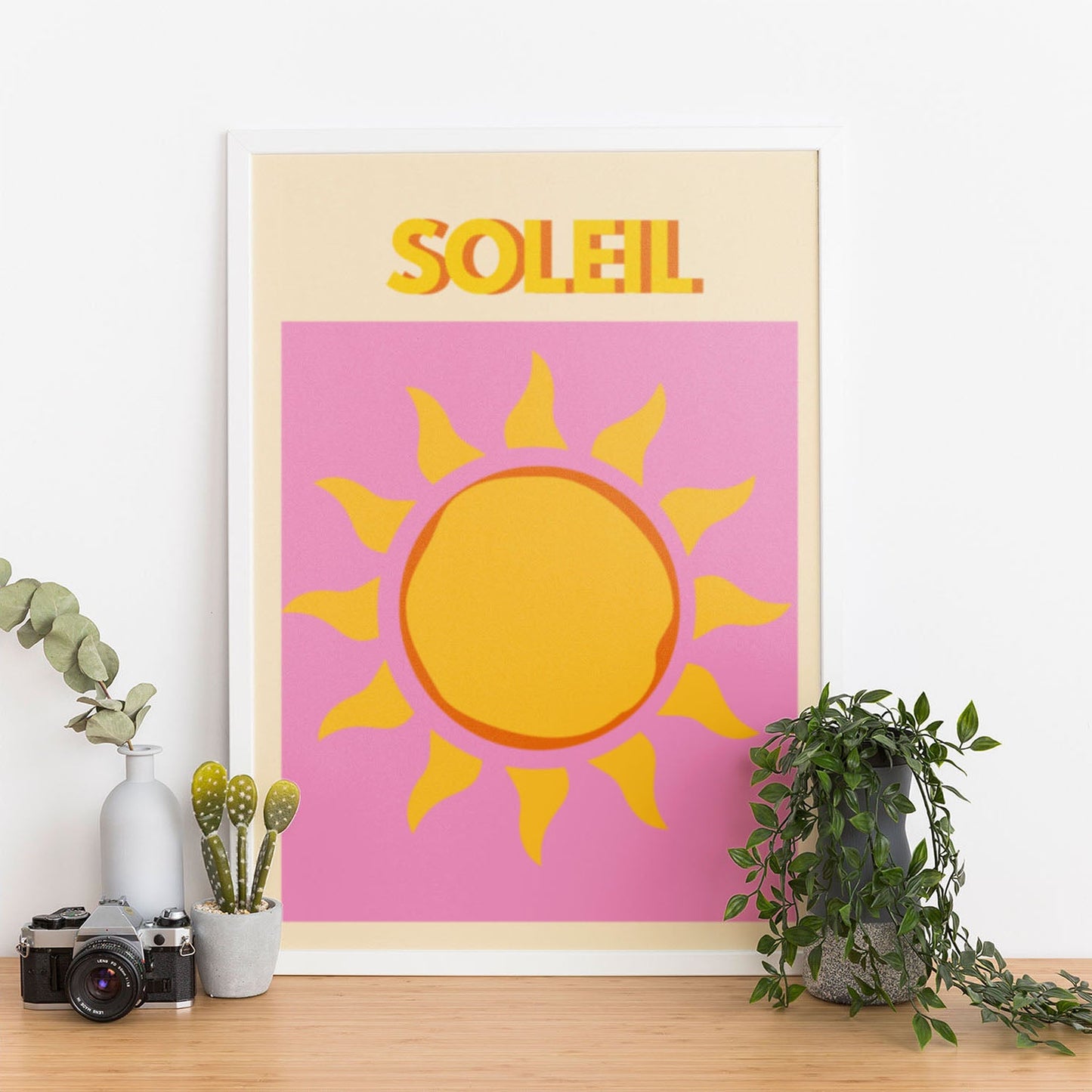 Wes Co Gallery Poster Soleil 12 x 16" Home Goods - Illustrations Edge to edge Art Print