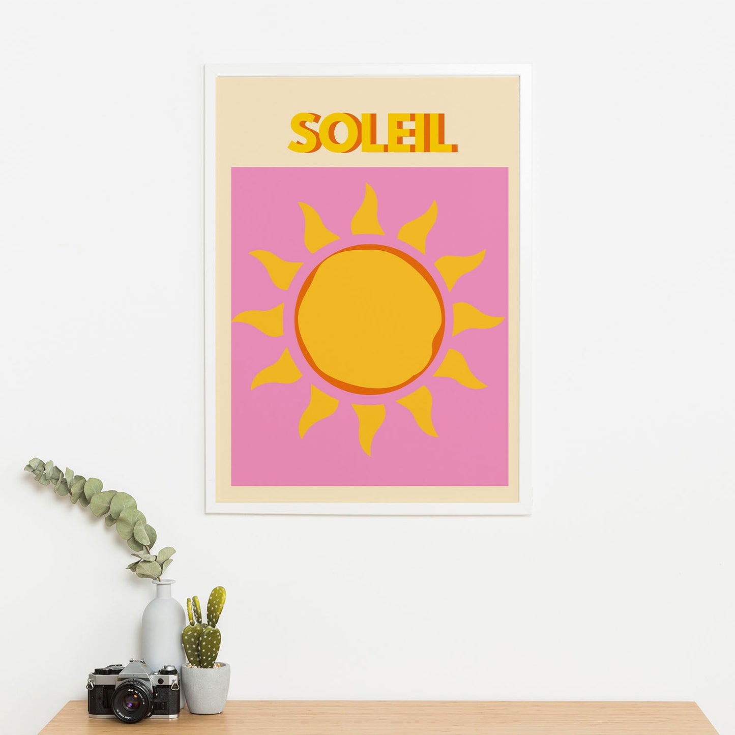 Wes Co Gallery Poster Soleil 16 x 20" Home Goods - Illustrations Edge to edge Art Print