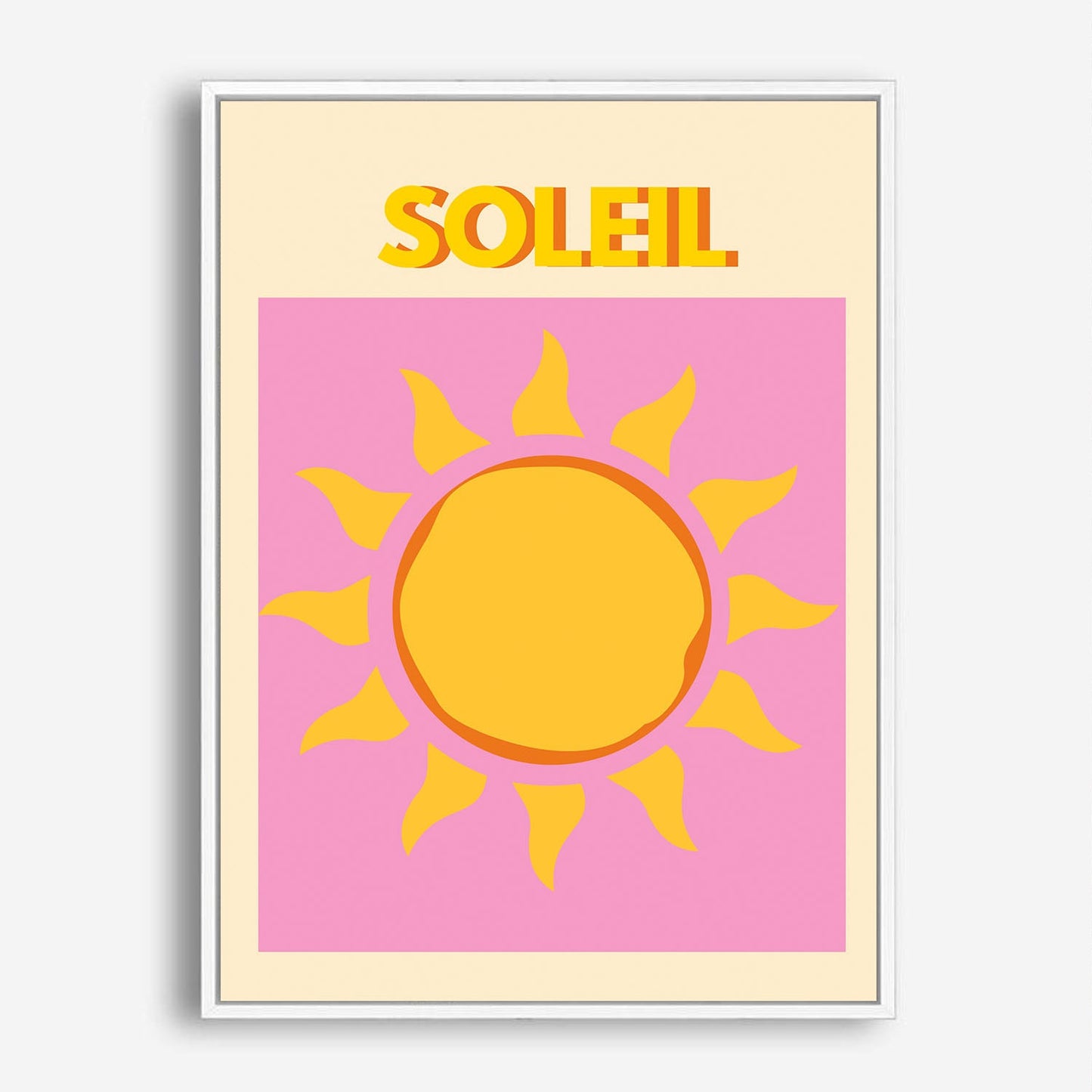 Wes Co Gallery Poster Soleil 5 x 7" Home Goods - Illustrations Edge to edge Art Print