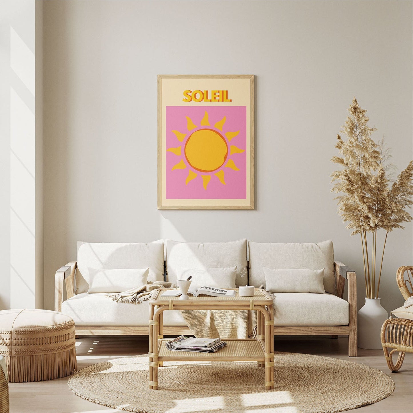 Wes Co Gallery Poster Soleil 8 x 10" Home Goods - Illustrations Edge to edge Art Print