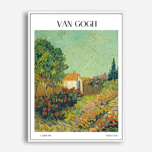 Wes Co Gallery Poster Landscape by Van Gogh 5 x 7" Home Goods - Artist Edge to edge Art Print