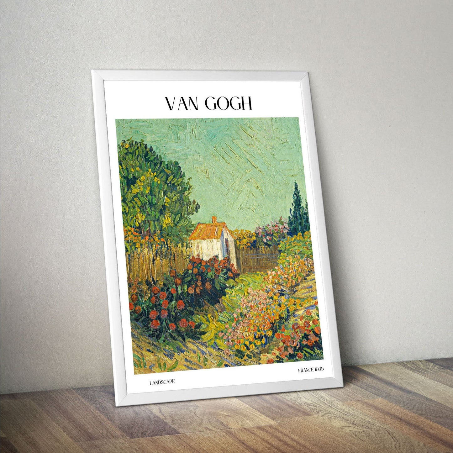 Wes Co Gallery Poster Landscape by Van Gogh 16 x 20" Home Goods - Artist Edge to edge Art Print