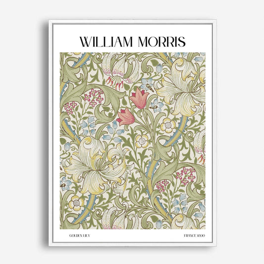 Wes Co Gallery Poster Golden Lily by William Morris 5 x 7" Home Goods - Artist Edge to edge Art Print