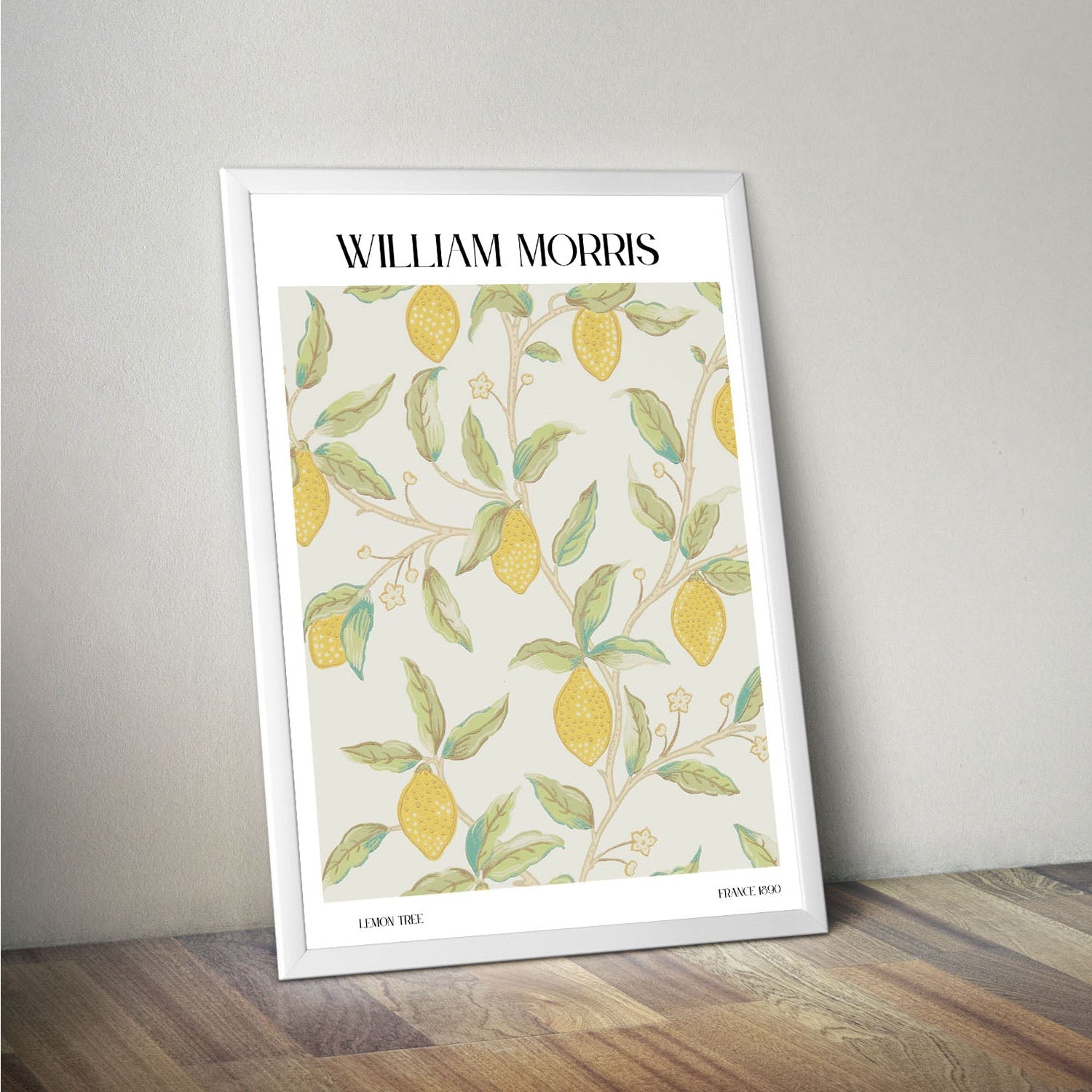 Wes Co Gallery Poster Lemon Tree by William Morris 16 x 20" Home Goods - Artist Edge to edge Art Print