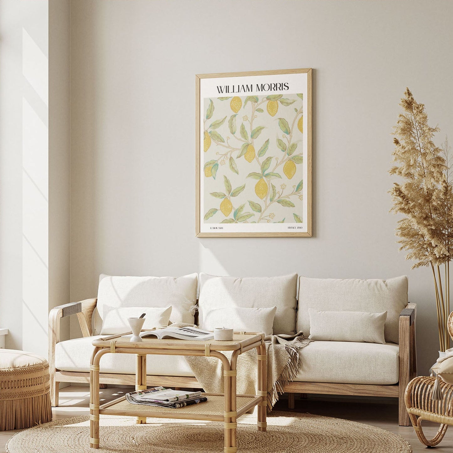 Wes Co Gallery Poster Lemon Tree by William Morris 12 x 16" Home Goods - Artist Edge to edge Art Print