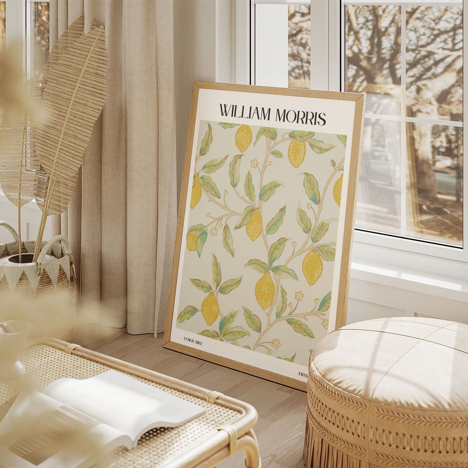 Wes Co Gallery Poster Lemon Tree by William Morris 11 x 17" Home Goods - Artist Edge to edge Art Print