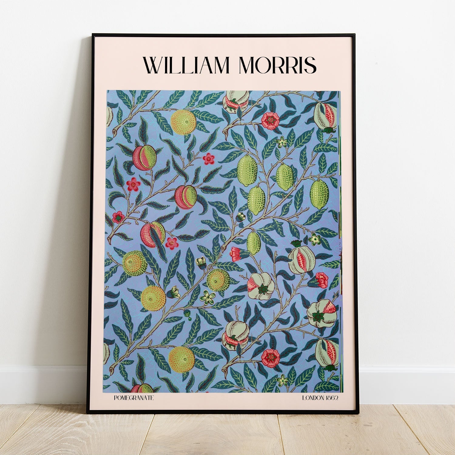 Wes Co Gallery Poster Pomegranate by William Morris 8 x 10" Home Goods - Artist Edge to edge Art Print