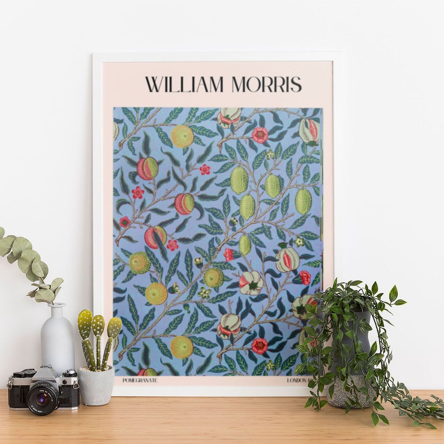 Wes Co Gallery Poster Pomegranate by William Morris 12 x 16" Home Goods - Artist Edge to edge Art Print