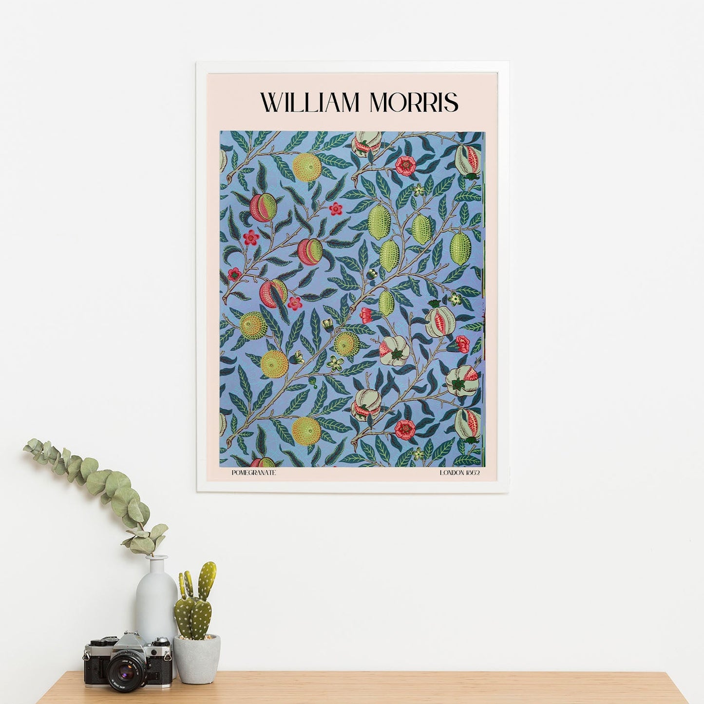 Wes Co Gallery Poster Pomegranate by William Morris 16 x 20" Home Goods - Artist Edge to edge Art Print