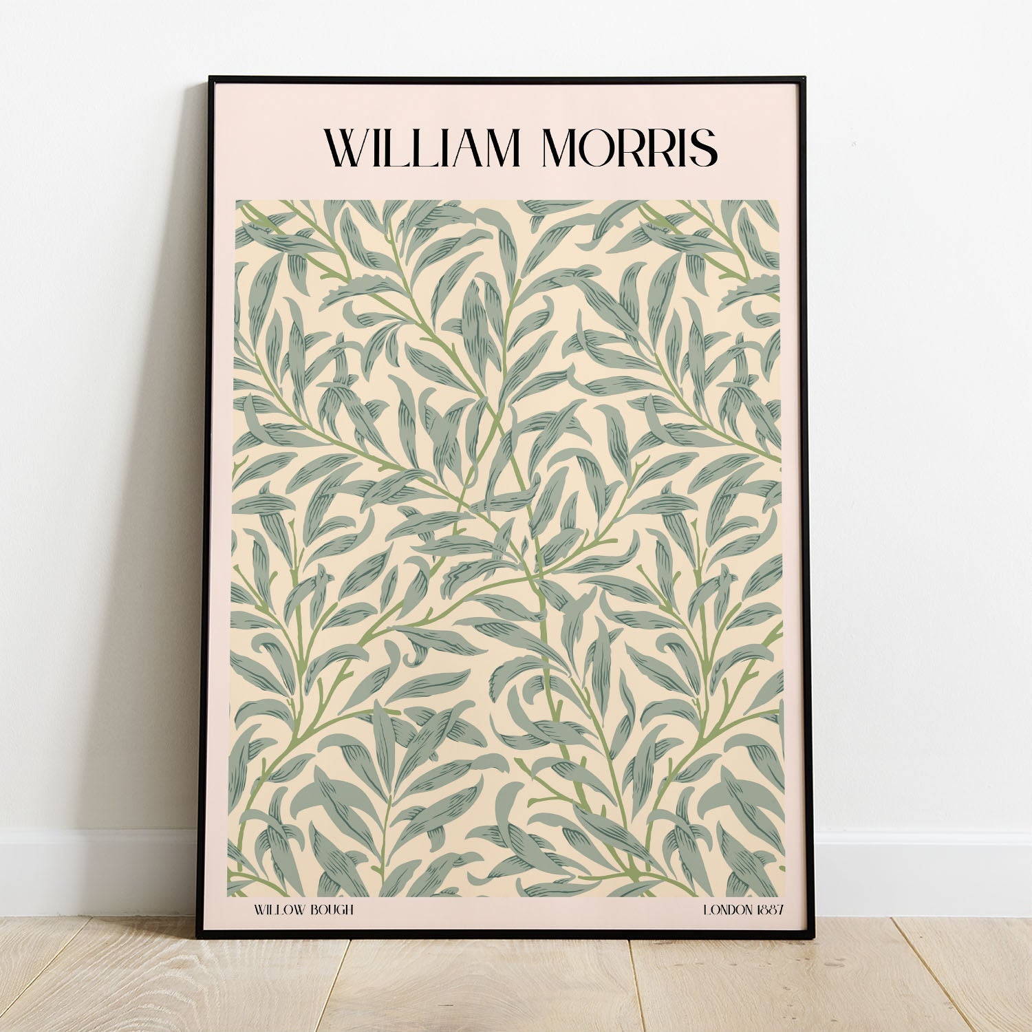 Wes Co Gallery Poster Willow Bough by William Morris 8 x 10" Home Goods - Artist Edge to edge Art Print