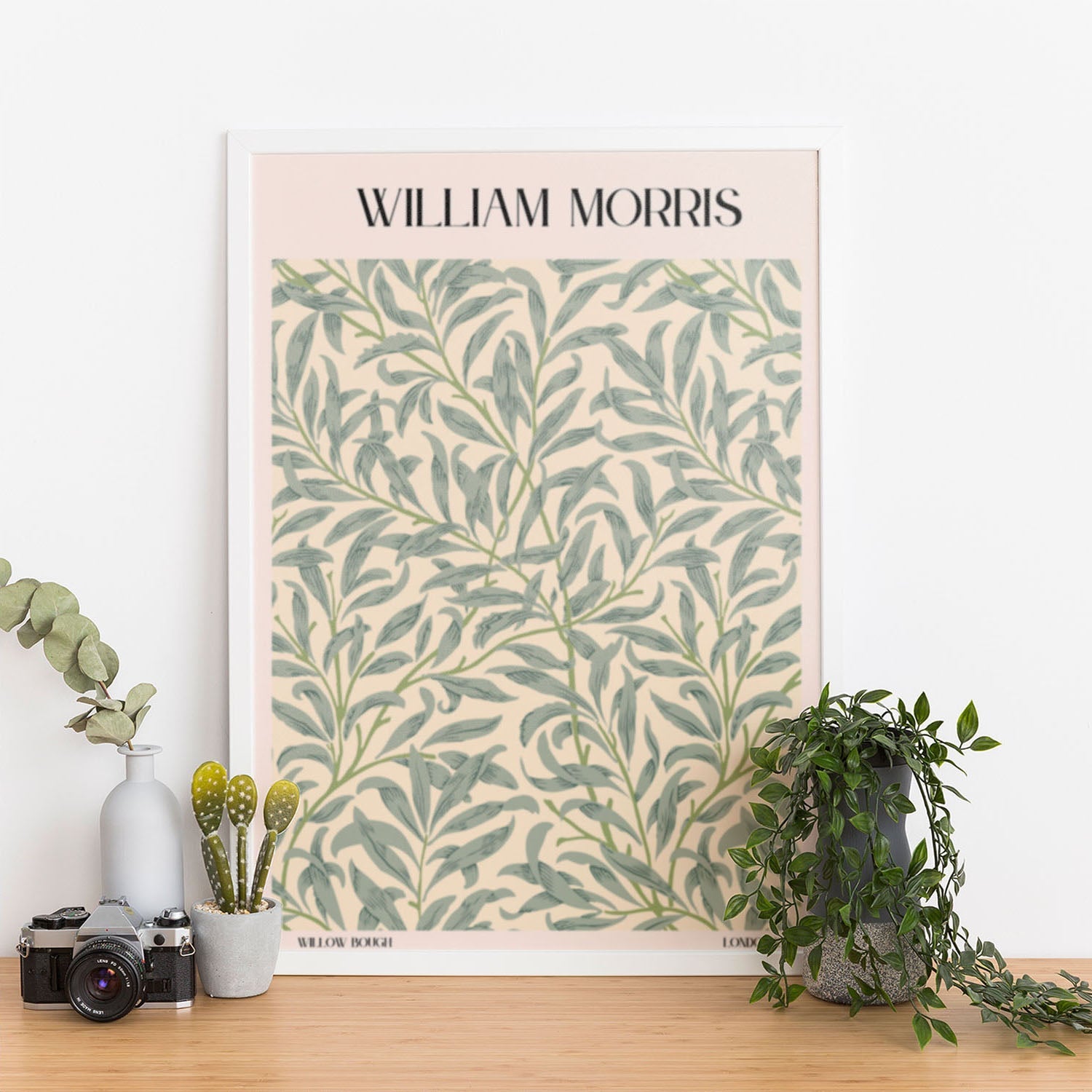 Wes Co Gallery Poster Willow Bough by William Morris 12 x 16" Home Goods - Artist Edge to edge Art Print